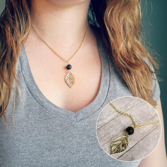 50 Pcs Hollow Leaf Metal Flower Pieces, Pendant Jewelry Making Leaf Connector DI - Picture 5 of 9